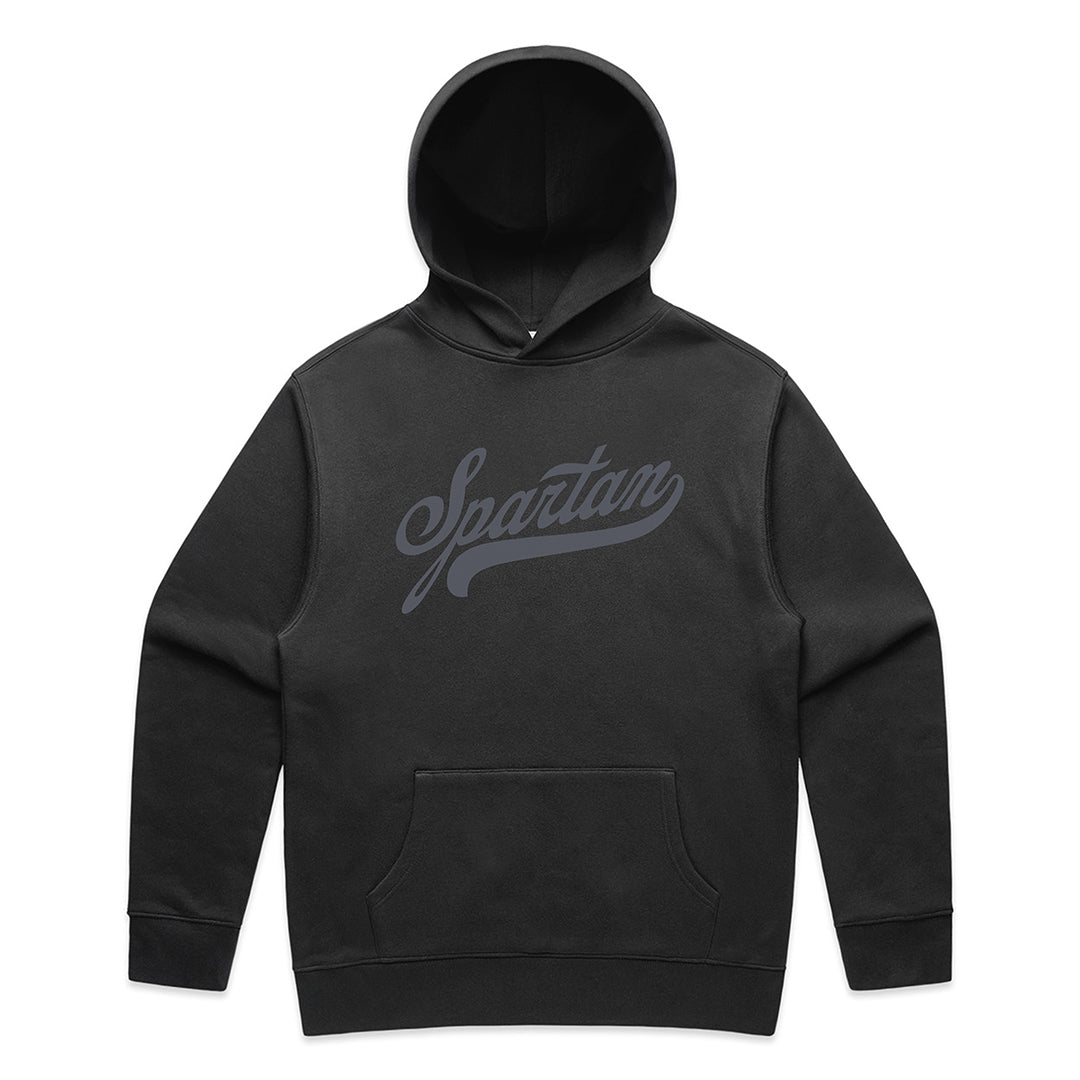 SPRTN Varsity Script Hoodie Faded Black