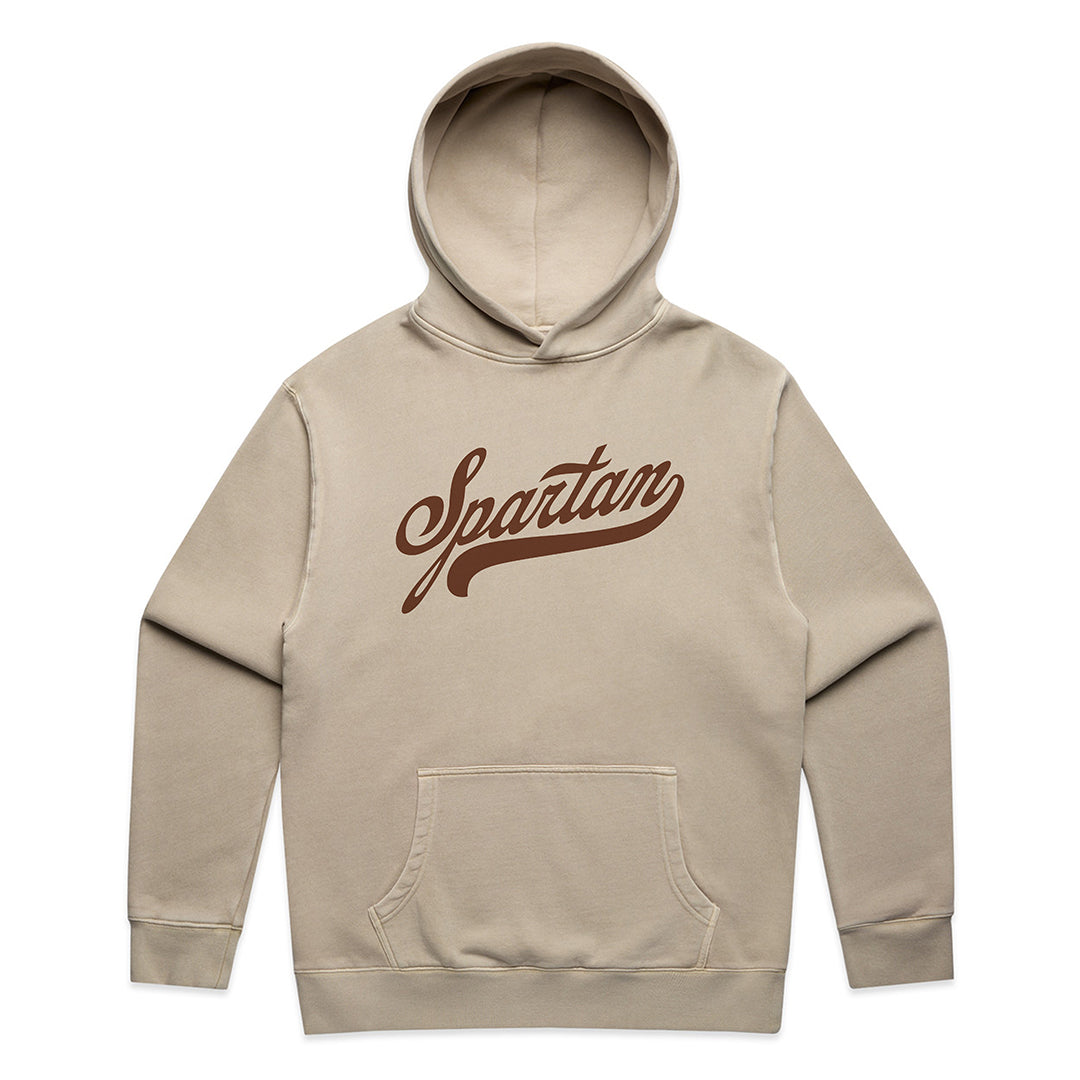 SPRTN Varsity Script Hoodie Faded Taupe